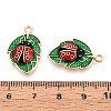 Alloy Enamel Pendants ENAM-N064-13KCG-04-3