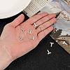 Tarnish Resistant 304 Stainless Steel Letter Charms LS-X-STAS-O072-T-4