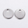 304 Stainless Steel Stamping Blank Tag Pendants X-STAS-P198-68C-2