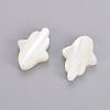 Hamsa Hand/Hand of Fatima/Hand of Miriam Natural White Shell Beads LS-BSHE-L008-02-2