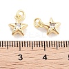 Brass with Cubic Zirconia Pendants KK-P271-38A-01G-3