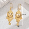 Vintage Middle Eastern Ramadan Moon Tassel Earrings Women's Ear Accessories. NP0210-1