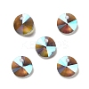 100Pcs Transparent Glass Pendnats EGLA-D030-18B-1