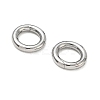 Tarnish Resistant 304 Stainless Steel Spring Gate Rings X-STAS-D070-01P-2
