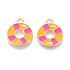 Alloy Enamel Pendants ENAM-T022-22-1