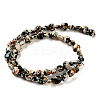 Spray Printed Synthetic Turquoise Beads Strands TURQ-P002-01A-04-3