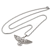 201 Stainless Steel Pendant Necklaces NJEW-C066-18P-2