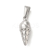 Non-Tarnish 304 Stainless Steel Pendants X-STAS-B053-33P-1