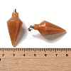 Natural Red Aventurine Pendants G-Z055-02P-12-3