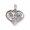 304 Stainless Steel Pendants STAS-G285-16AS-2