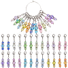 Acrylic Pendant Locking Stitch Markers HJEW-SC00081-1