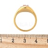 Round Natural Quartz Crystal Chips Finger Rings RJEW-D303-03G-01-3
