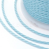 Round Waxed Polyester Cord YC-G006-01-1.0mm-06-3