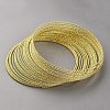Textured Iron Memory Beading Wire for Wire Wrap DIY Jewelry Making FIND-WH0472-08G-2