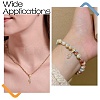 6Pcs Brass Micro Pave Clear Cubic Zirconia European Dangle Charms KK-CJ0002-75-7