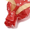 Christmas Snowflake Plastic Packing Pouches Drawstring Bags ABAG-Q053-03H-4