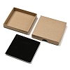Square Cardboard Kraft Paper Jewelry Box LS-CON-D014-01C-01-2