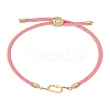 1Pc Adjustable Nylon Cord Slider Bracelets for Women BJEW-LP0001-32G-03-1