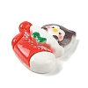 Animal Christmas Socking Theme Opaque Resin Decoden Cabochons RESI-S397-03B-2