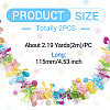 2Pcs Polyester Lace Trim Ribbons OCOR-TADJ0001-01-2