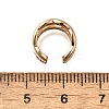Brass Clear Cubic Zirconia Cuff Earrings EJEW-Q025-03B-G-2