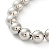 Brass Beaded Necklaces NJEW-L170-08A-P-2