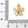 Brass Micro Pave Cubic Zirconia Pendants KK-S514-02A-G-3