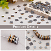 800Pcs 8 Styles Electroplate Non-magnetic Synthetic Hematite Beads G-PH0002-65-4