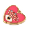 304 Stainless Steel Enamel Pendants STAS-P380-64G-02-2