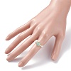 4Pcs 4 Style Natural Genmstone Wire Wrapped Finger Ring RJEW-TA00022-5