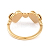 304 Stainless Steel Heart Finger Ring for Women RJEW-C086-10-G-3