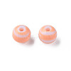 Opaque Striped Acrylic Beads LS-MACR-S373-27A-08-2