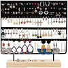 Triple Levels Rectangle Iron Earring Display Stand LS-CON-PW0001-151C-02-1
