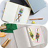 1 Bag Bookmarks Painting Needle Felting Kit for Beginners DIY-CP0013-36B-5