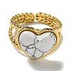 Ion Plating(IP) 304 Stainless Steel Open Cuff Rings RJEW-C079-20G-3