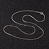 Non-Tarnish 304 Stainless Steel Snake Chain Necklaces LS-NJEW-O096-16-2