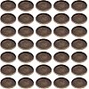 50Pcs Tibetan Style Brass Plain Edge Bezel Cups KK-HY0001-22-1