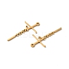 Ion Plating(IP) 304 Stainless Steel Pendants STAS-H212-03G-2