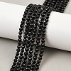 Natural Black Tourmaline Beads Strands G-G763-01-4mm-AB-1