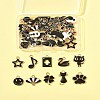 40Pcs 20 Styles Alloy Enamel Charms ENAM-FS0003-38B-9