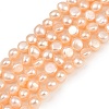 Natural Cultured Freshwater Pearl Beads Strands PEAR-P064-19G-12C-2