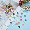 SUPERFINDINGS 96Pcs 16 Style Alloy Enamel Charms ENAM-FH0001-39-6