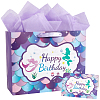 1 Set Paper Tote Bags with Handles CARB-SP0001-01D-1