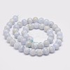 Natural Blue Lace Agate Bead Strands G-K153-B02-6mm-AB-2