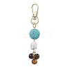 2Pcs Natural & Synthetic Gemstone Pendant Decorations HJEW-JM02407-3