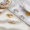 2 Styles Tibetan Style Alloy Toggle Clasps FIND-LP0007-48-1
