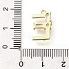 Brass Micro Pave Cubic Zirconia Pendants KK-M310-01G-05-3