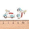 Alloy & Enamel Pendants ENAM-T021-62G-3
