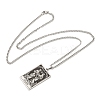 Non-Tarnish 304 Stainless Steel Tarot Pendant Necklaces NJEW-A026-01P-03-3