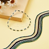 7 Strands 7 Style Electroplate Glass Beads Strands EGLA-YW0001-24-6